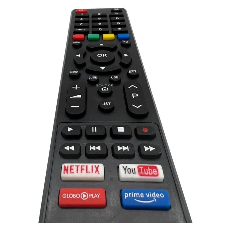 CONTROLE REMOTO UNIVERSAL PHILCO NETFLIX YOUTUBE PRIME VIDEO LE7391