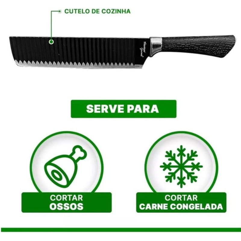 Conjunto Profissional do Chef - 6 Peças para Culinária de Al